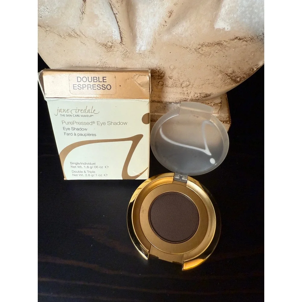 Jane Iredale PurePressed Eye‎ Shadow Single Double Espresso Matte Brown 1.8g NIB